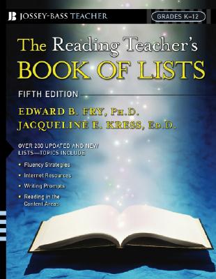 Image for The Reading Teacher's Book Of Lists (Grades K-12, Fifth Edition)