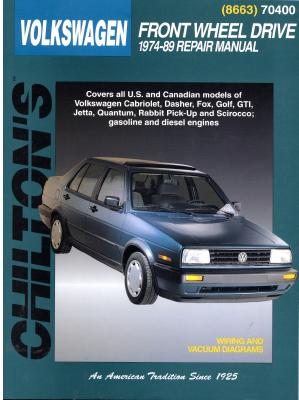 Image for Volkswagen Front Wheel Drive, 1974-89 (Chilton's Total Car Care Repair Manual)