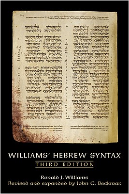 Image for Williams' Hebrew Syntax