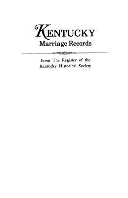 Image for Kentucky Marriage Records