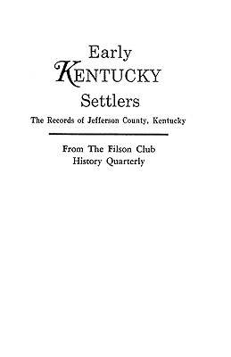 Image for Early Kentucky Settlers