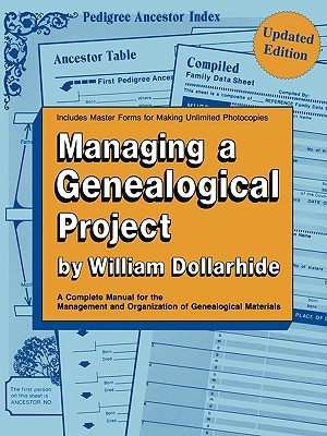 Image for Managing a Genealogical Project
