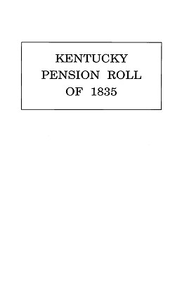 Image for Kentucky Pension Roll for 1835