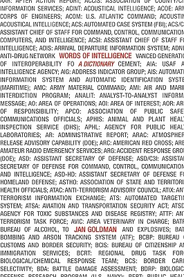 Words of Intelligence: A Dictionary