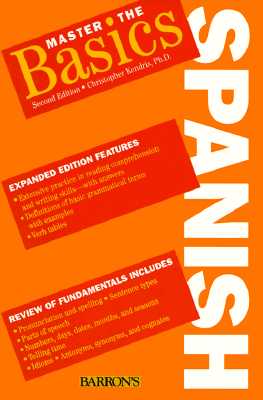 Master the Basics: Spanish (English and Spanish Edition)