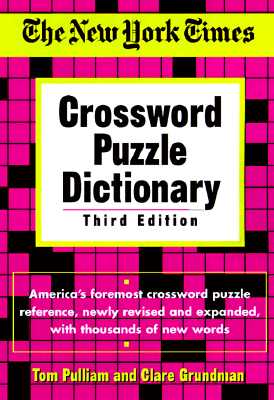 Image for The New York Times Crossword Puzzle Dictionary (Puzzles & Games Reference Guides)