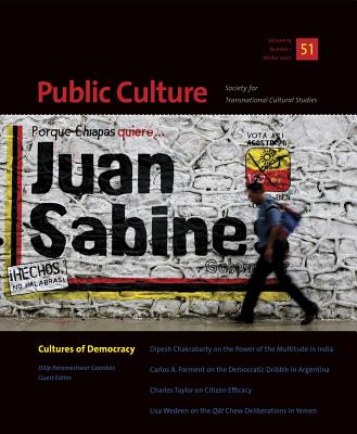 Cultures of Democracy (Volume 19) (Public Culture)