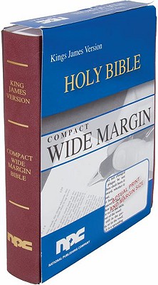 Image for Burgundy Compact Wide Margin Bible King James Version