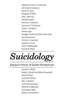Suicidology: Essays in Honor of Edwin S. Shneidman