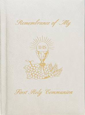 Remembrance of My First Holy Communion-Girl-White Edges: Marian Children's Mass Book