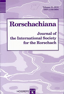 Rorschachiana, Vol. 31, Journal of the International Society for the Rorschach