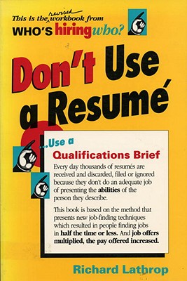 Image for Don't Use a Resume Don't Use a Resume