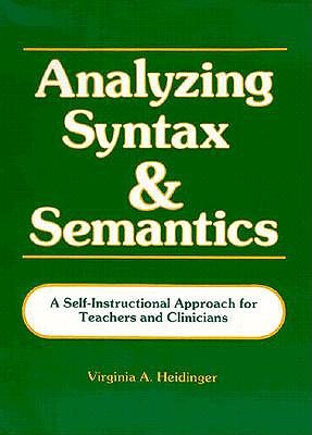 Analyzing Syntax & Semantics Textbook