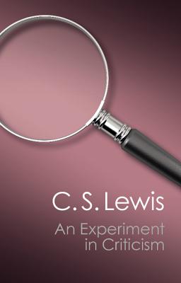 Image for An Experiment in Criticism (Canto Classics)