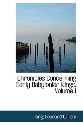 Chronicles Concerning Early Babylonian Kings