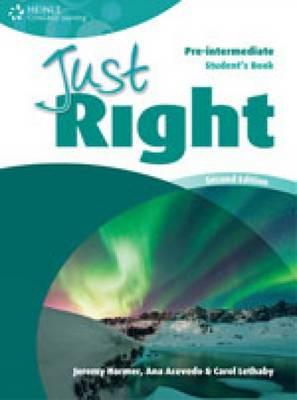 Image for Just Right Pre-Intermediate Student's Book 2ed