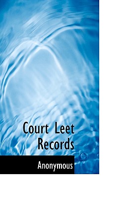 Court Leet Records