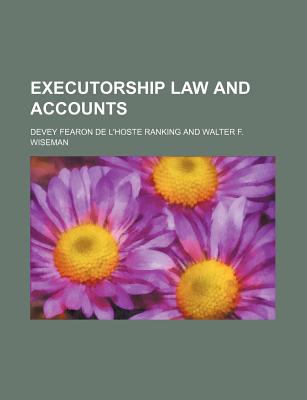 Executorship Law and Accounts