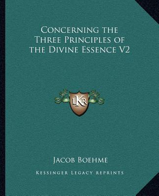 Concerning the Three Principles of the Divine Essence V2