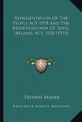 Representation Of The People Act 1918 And The Redistribution Of Seats, Ireland, Act, 1918 (1918)