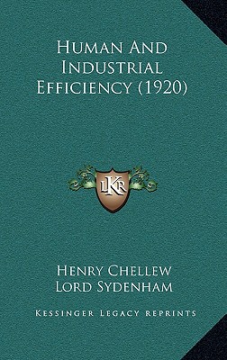 Human And Industrial Efficiency (1920)