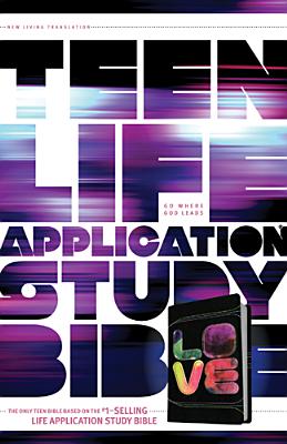 Teen Life Application Study Bible NLT LOVE (LeatherLike, Black/Tie Dye)