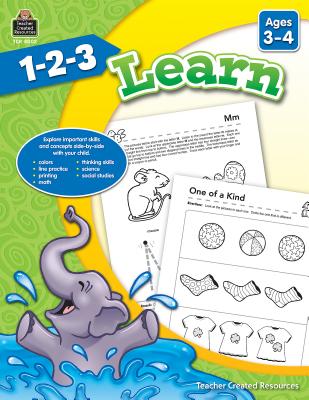Image for 1-2-3 Learn Ages 3-4: Ages 3-4 1-2-3 Learn Ages 3-4: Ages 3-4