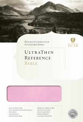 Image for HCSB UltraThin Bible - Pink/Brown Simulated Leather