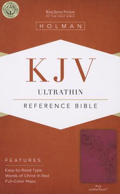 Image for KJV Ultrathin Reference Bible, Pink LeatherTouch