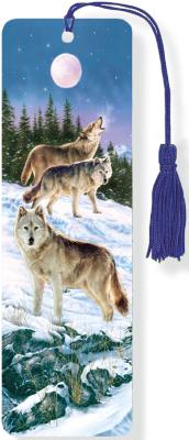 Image for Wolves 3-D Bookmark (Lenticular Bookmark)