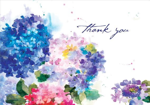 Image for Hydrangeas Thank You Notes (Stationery, Note Cards, Boxed Cards)