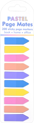 Pastel Arrows Page Mates (Set of 200 Sticky Notes)