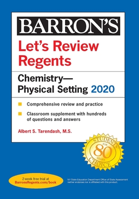 Let's Review Regents: Chemistry--Physical Setting 2020 (Barron's Regents NY)