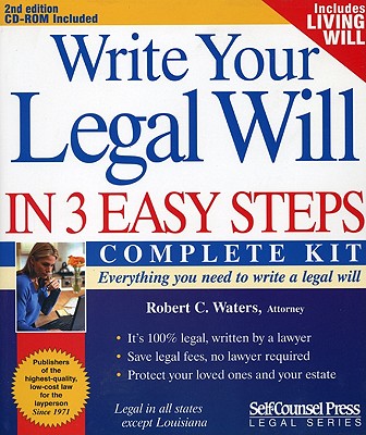 Image for Write Your Legal Will in 3 Easy Steps (Legal Series)