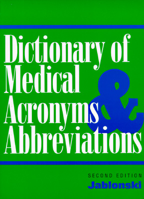 Image for Dictionary of Medical Acronyms & Abbreviations