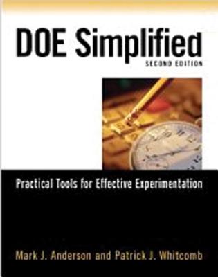 DOE Simplified: Practical Tools for Effective Experimentation