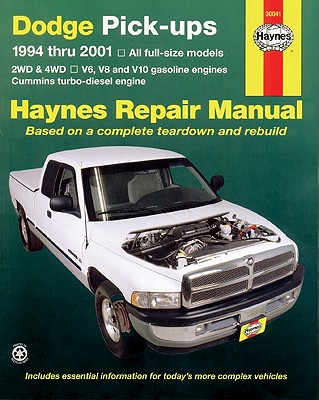 Image for Dodge Full-Size Pickups, 1994-2001 (Haynes Manuals)