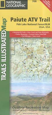 Paiute Atv Trail Map [Fish Lake National Forest, Blm]
