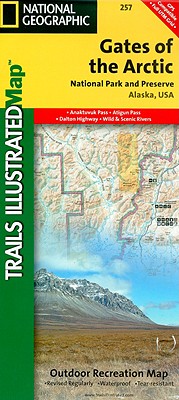 Gates of the Arctic National Park and Preserve Map (Revised)