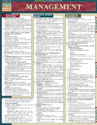 Management (Quickstudy Reference Guides - Academic)