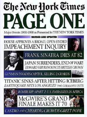 The New York Times Page One: Major Events 1900-1998 As Presented in the New York Times