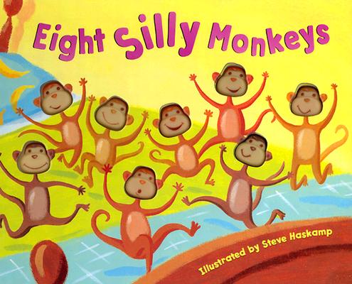 Eight Silly Monkeys Board Book