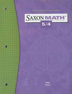 Saxon Math 5/4 Fact Practice Workbook
