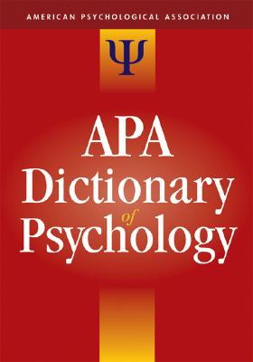 The APA Dictionary of Psychology
