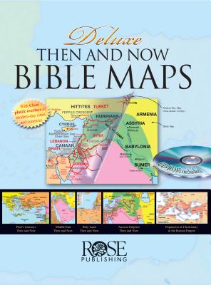 Image for Deluxe Then and Now Bible Maps with CD-Rom: Bible Atlas with Clear Plastic Overlays of Modern Cities and Countries