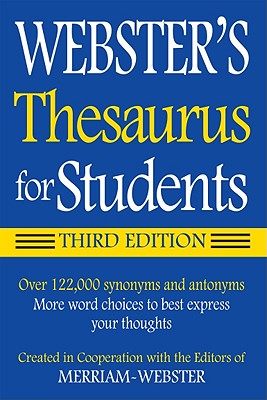 Image for Webster's Federal Street Press Thesaurus for Students, 3rd Edition, Paperback, Grades 6 and Up, 352 Pages