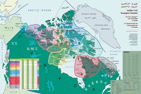 Inuit Language in Inuit Communities in Canada/ La Langue Inuit dans les Communautes Inuit au Canada/Inuktitun Inuit Nunanginni Kanatami