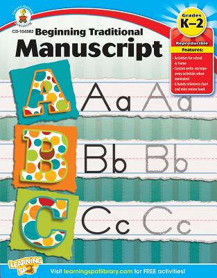 Image for Beginning Traditional Manuscript, Grades K - 2 Beginning Traditional Manuscript, Grades K - 2