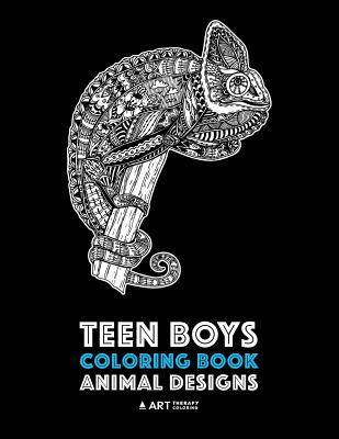 Teen Boys Coloring Book: Animal Designs: Complex Animal Drawings for Older Boys & Teenagers; Zendoodle Lions, Wolves, Bears, Snakes, Spiders, Scorpions & More Image for Teen Boys Coloring Book: Animal Designs: Complex Animal Drawings for Older Boys & Teenagers; Zendoodle Lions, Wolves, Bears, Snakes, Spiders, Scorpions & More