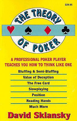 Theory of Poker